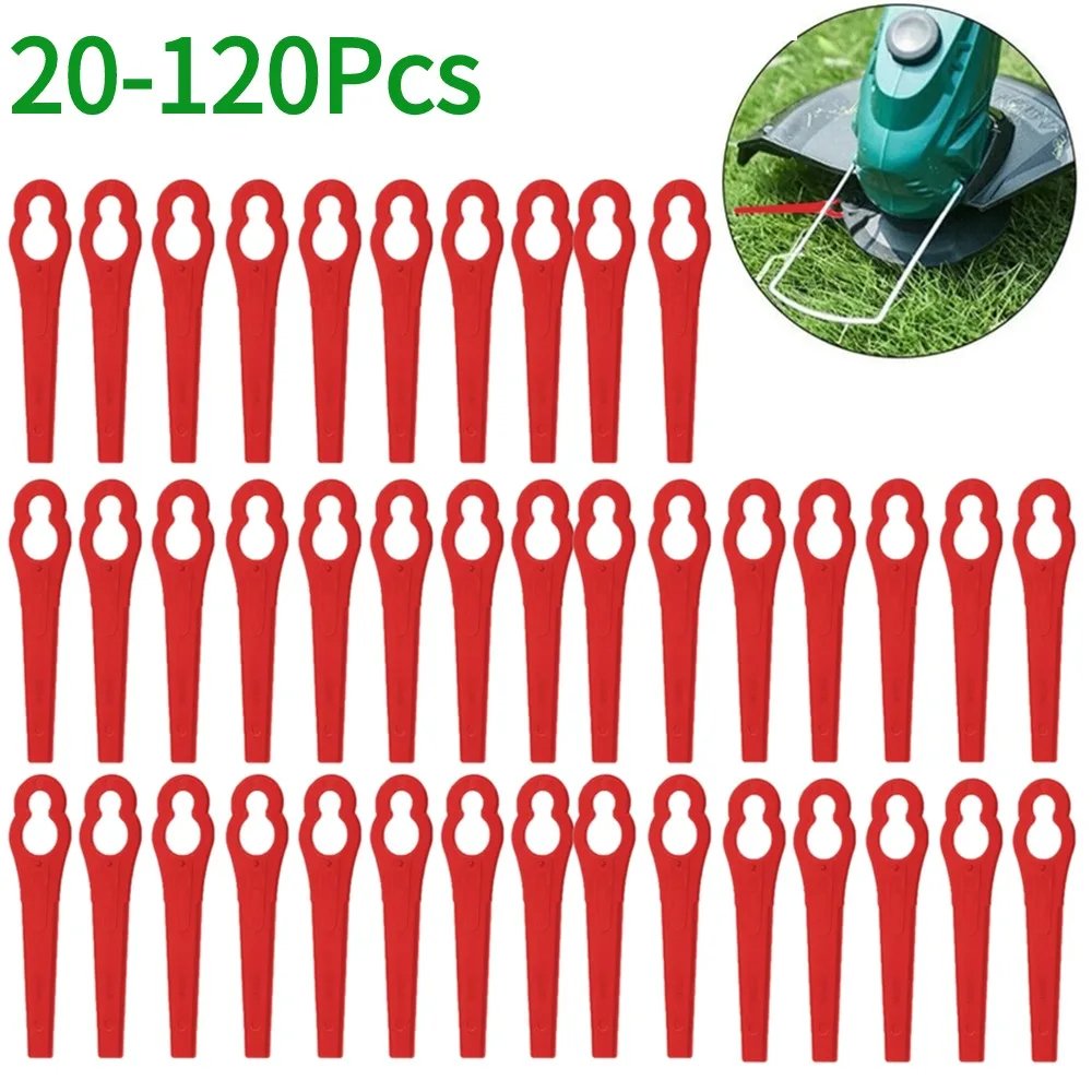Hedge Trimmer Cordless - 芝刈り機用プラスチックブレードl83,コードレス芝刈り機用の耐久性のある芝刈り機ブレード,20 60 100 120個