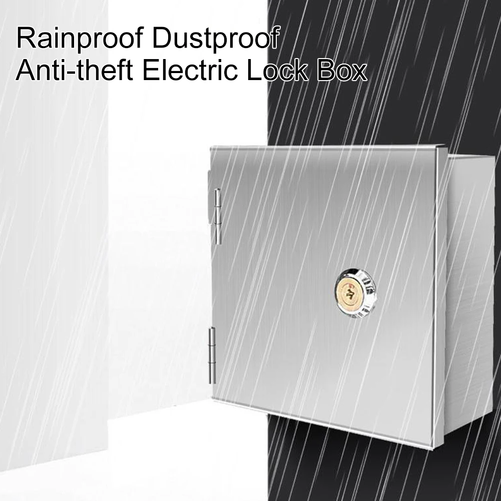 Outdoor Power Point Cover - 防水ステンレス鋼電気ボックスロック屋外電気ソケット用安全カバー付き偶発的起動防止