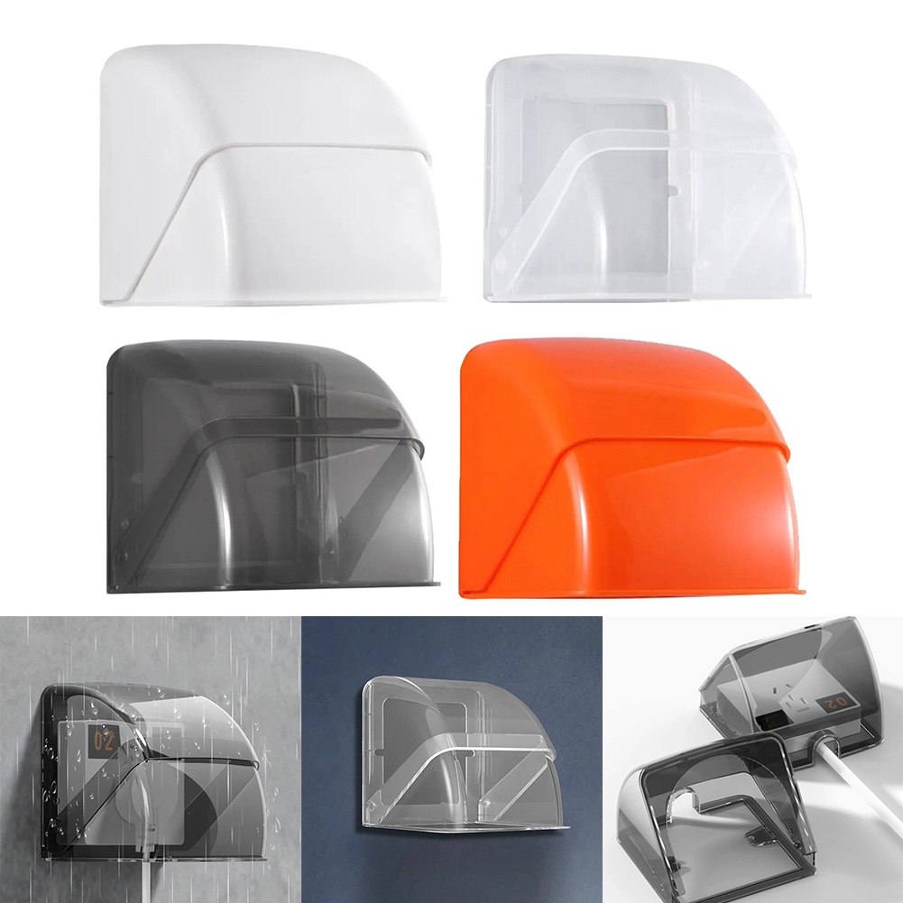 Outdoor Power Point Cover - 1 個 86 タイプソケットボックス防水透明収納ボックス屋外ソケットボックスレインカバー付き PC 保護カバー家の装飾