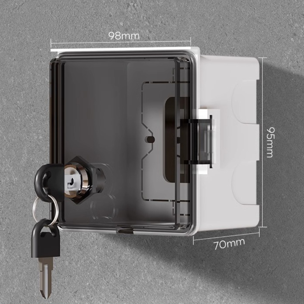 1 個 86 タイプロック可能なソケット防水防塵ボックス屋外 - Outdoor Power Point Cover のレビューと価格