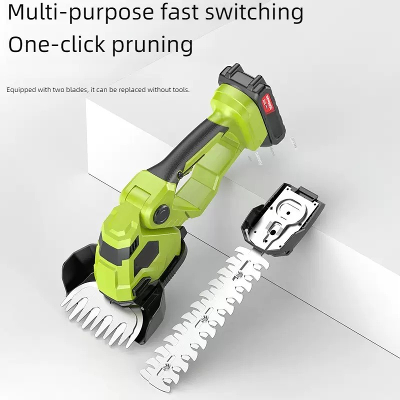 2-in-1 ハンドヘルドコードレス電動バッテリー式ヘッジト - Hedge Trimmer Cordless のレビューと価格