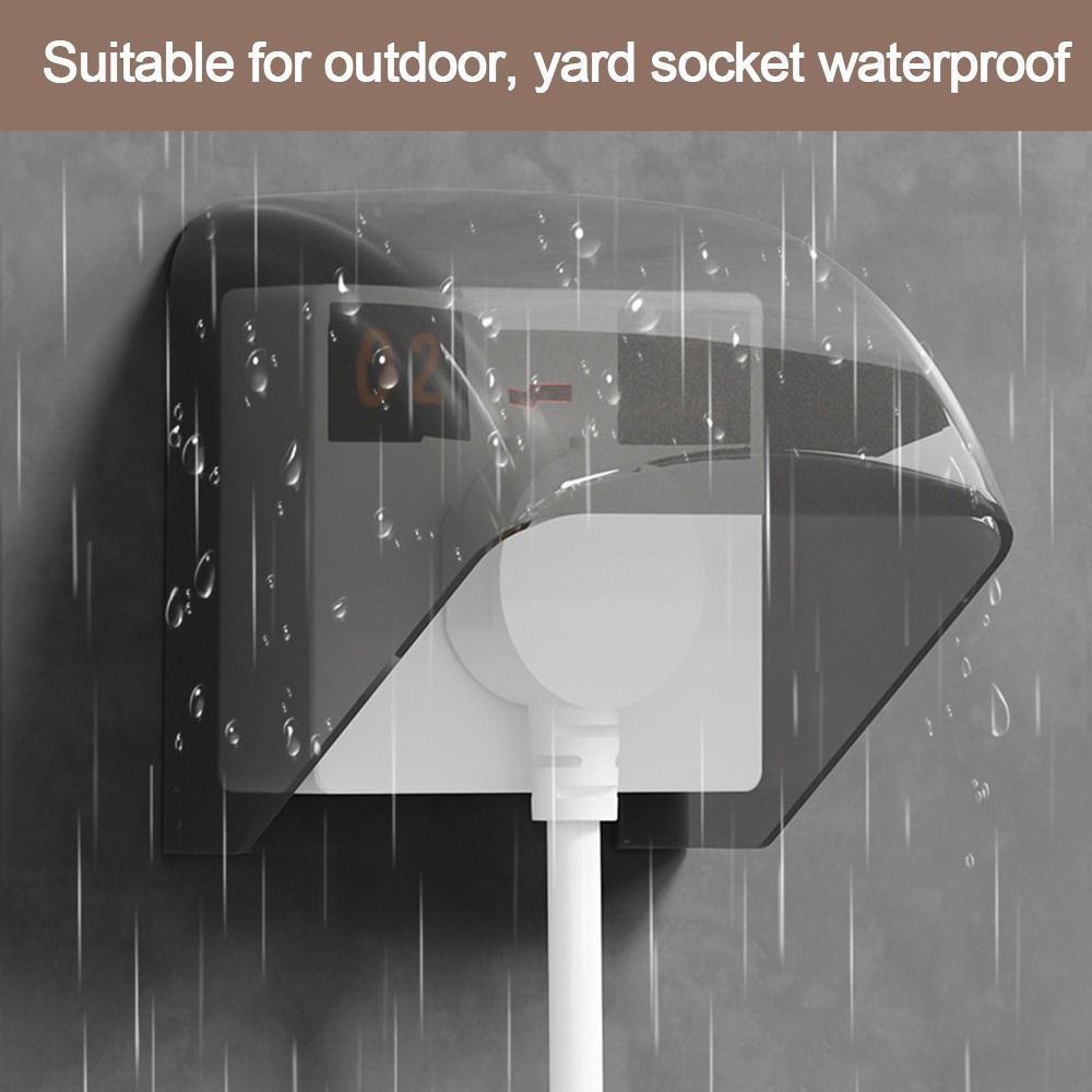屋外防水ボックス保護ボックス電源コンセント用品電気プラグ防雨 - Outdoor Power Point Cover のレビューと価格