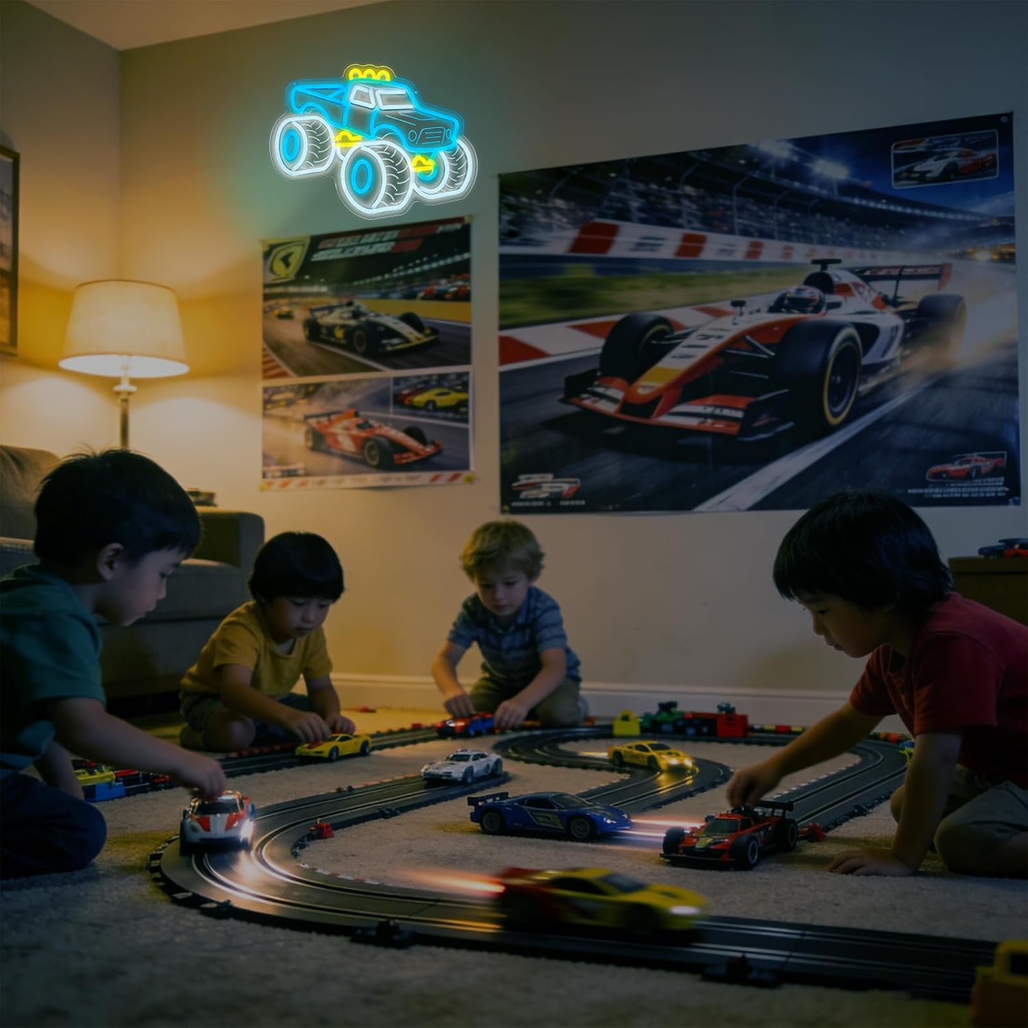    トラックネオンサインUSB電源LEDライト、ガレージ - Outdoor Power Garage のレビューと価格