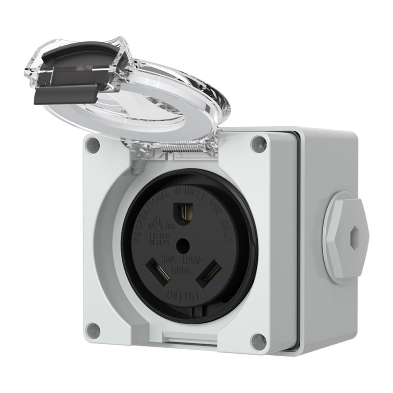 ABYP NEMA TT-30R 30アンペア電源コンセント - Outdoor Power Receptacle Box のレビューと価格