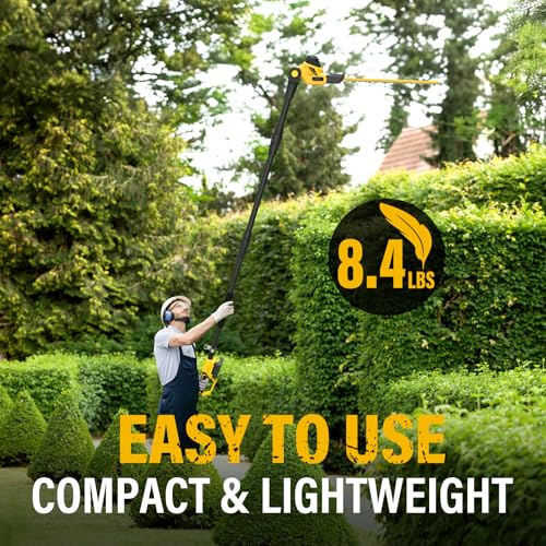 18インチ 20V ポール式コードレスヘッジトリマー、低木剪 - Hedge Trimmer Cordless のレビューと価格