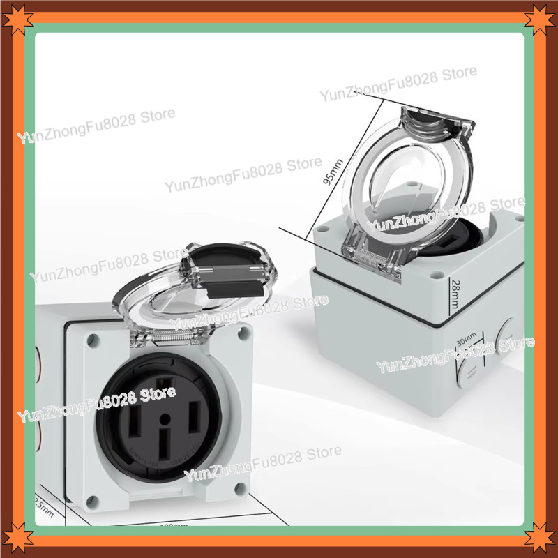 50アンペア 14-50R 電源コンセントボックス 125/ - Outdoor Power Receptacle Box のレビューと価格