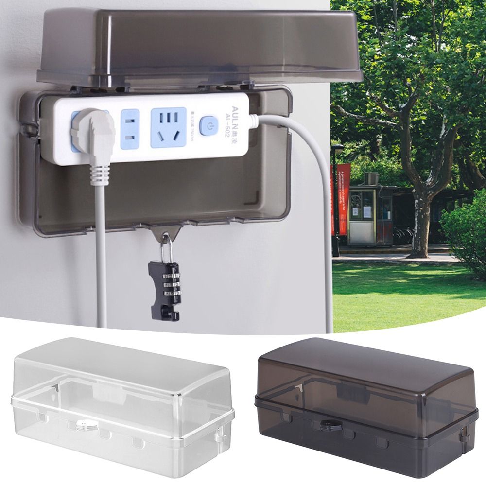 耐久性のあるプラスチックプラグボックス盗難防止防水ケーブル管 - Outdoor Power Point Cover のレビューと価格