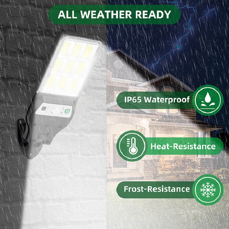 強力な LED ソーラー屋外 Led 中庭ウォールランプ 3 - Outdoor Power Garage のレビューと価格