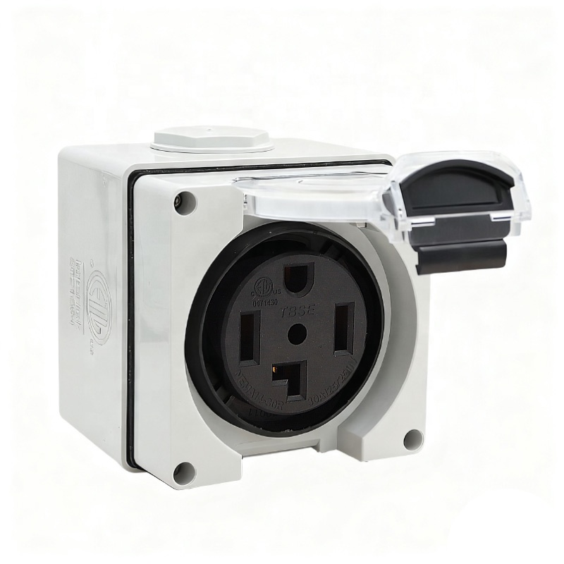 30アンペア電源コンセントボックス NEMA 14-30R  - Outdoor Power Receptacle Box のレビューと価格