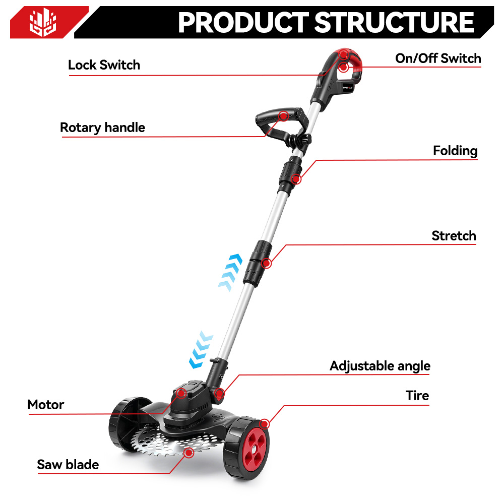 ONEVAN 9インチ 40000RPM ブラシレス電動芝刈 - Hedge Trimmer Cordless のレビューと価格