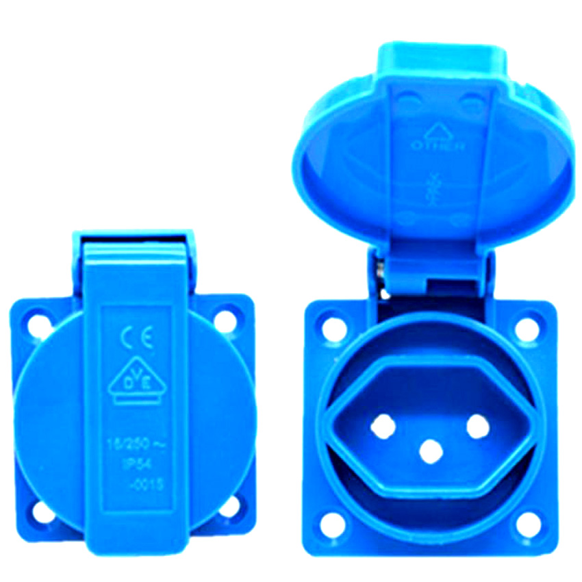 1 個ブラジルスイス防水産業用ソケット 10A フラッシュマ - Outdoor Power Point Cover のレビューと価格