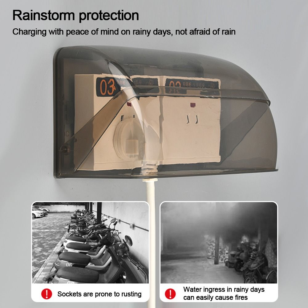 1 個屋外ソケット防水ボックス電気プラグカバー防雨カバー充電 - Outdoor Power Point Cover のレビューと価格