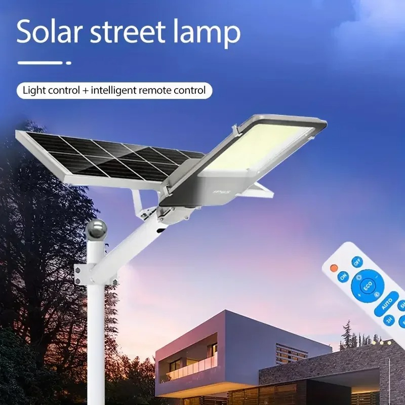 200W強力屋外ソーラー街路灯 6000mAh |   防水 - Outdoor Power Garage のレビューと価格