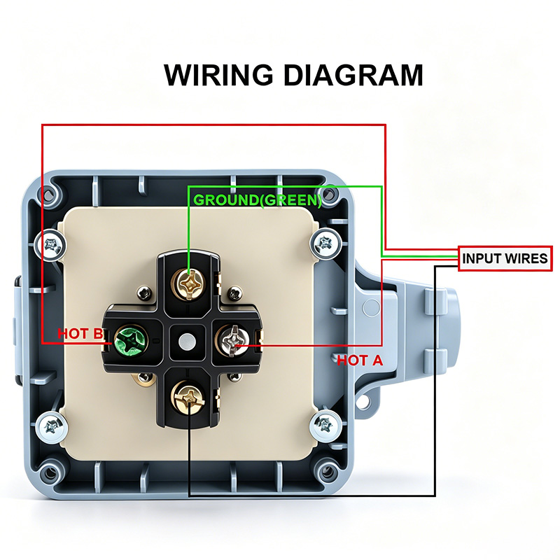 屋外電源コンセントボックス 防水IP66 50A 125v2 - Outdoor Power Point Cover のレビューと価格