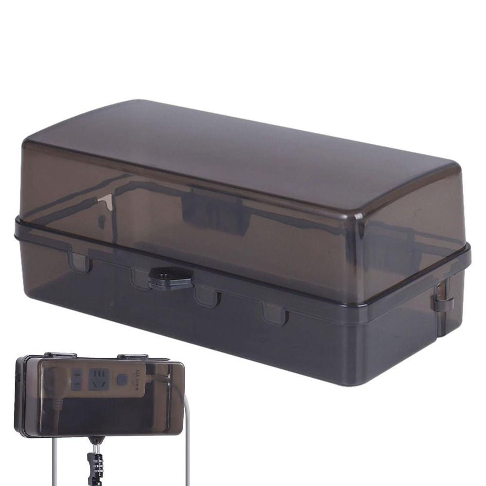ポータブルプラスチックプラグボックス盗難防止防水ケーブル管理 - Outdoor Power Point Cover のレビューと価格