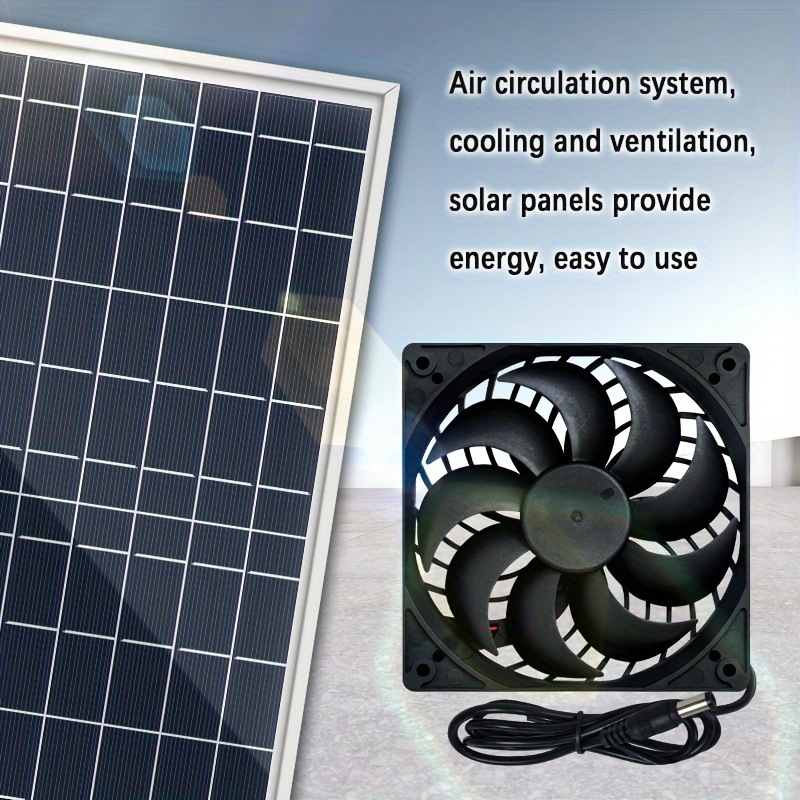 10Wソーラーパネル駆動の二重排気ファン換気システム、防水屋 - Outdoor Power Vent のレビューと価格