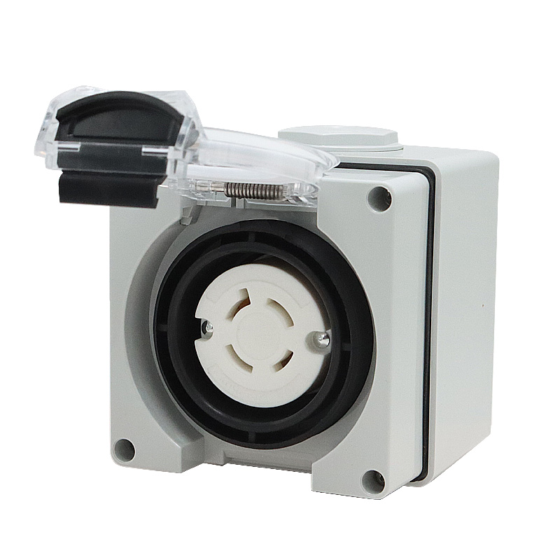 125/250V 20A 発電機 RV 電源インレットボック - Outdoor Power Receptacle Box のレビューと価格