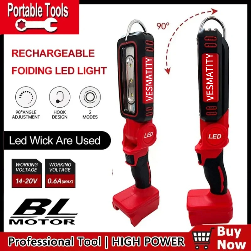 スーパーブライト90 °   LED作業灯 クリップオンフラ - Outdoor Power Garage のレビューと価格