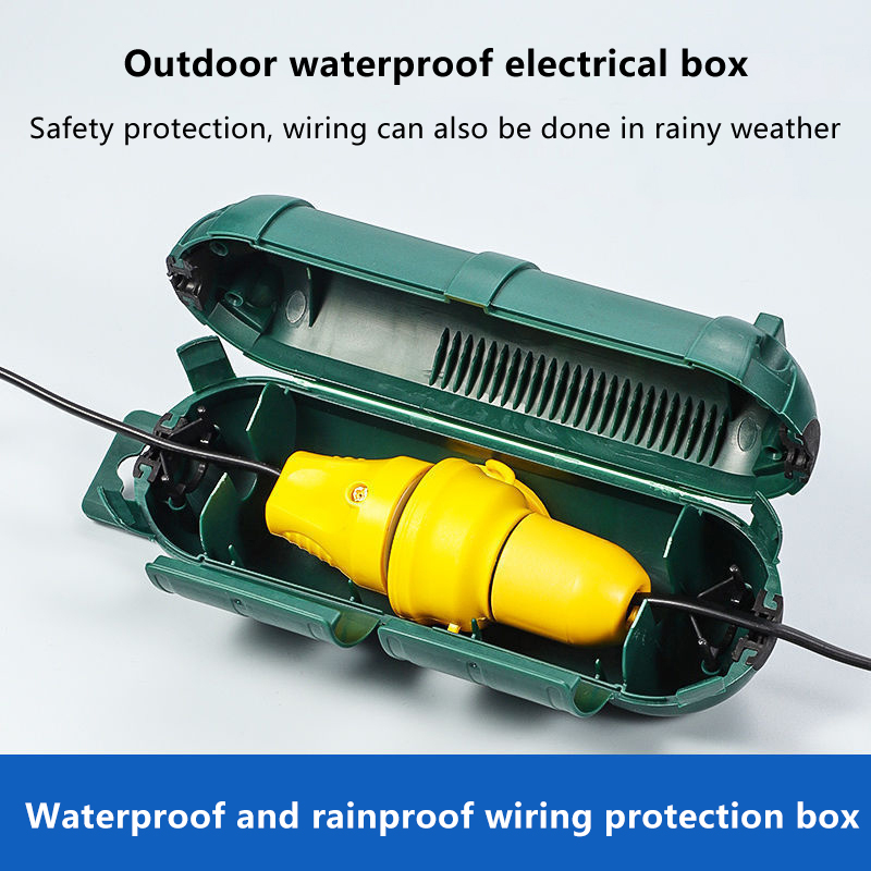 防水シール付き屋外延長コード安全カバー、屋外コンセントプラグ - Outdoor Power Point Cover のレビューと価格