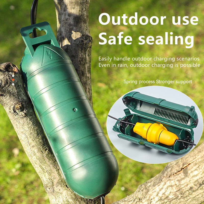 防水シール付き屋外延長コード安全カバー、屋外コンセントプラグ - Outdoor Power Point Cover のレビューと価格