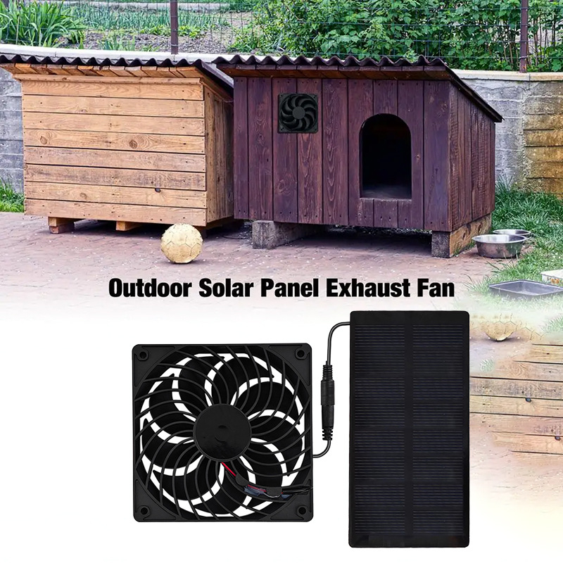 ソーラー式防水12cm排気ファンキット ソーラーパネル換気扇 - Outdoor Power Vent のレビューと価格