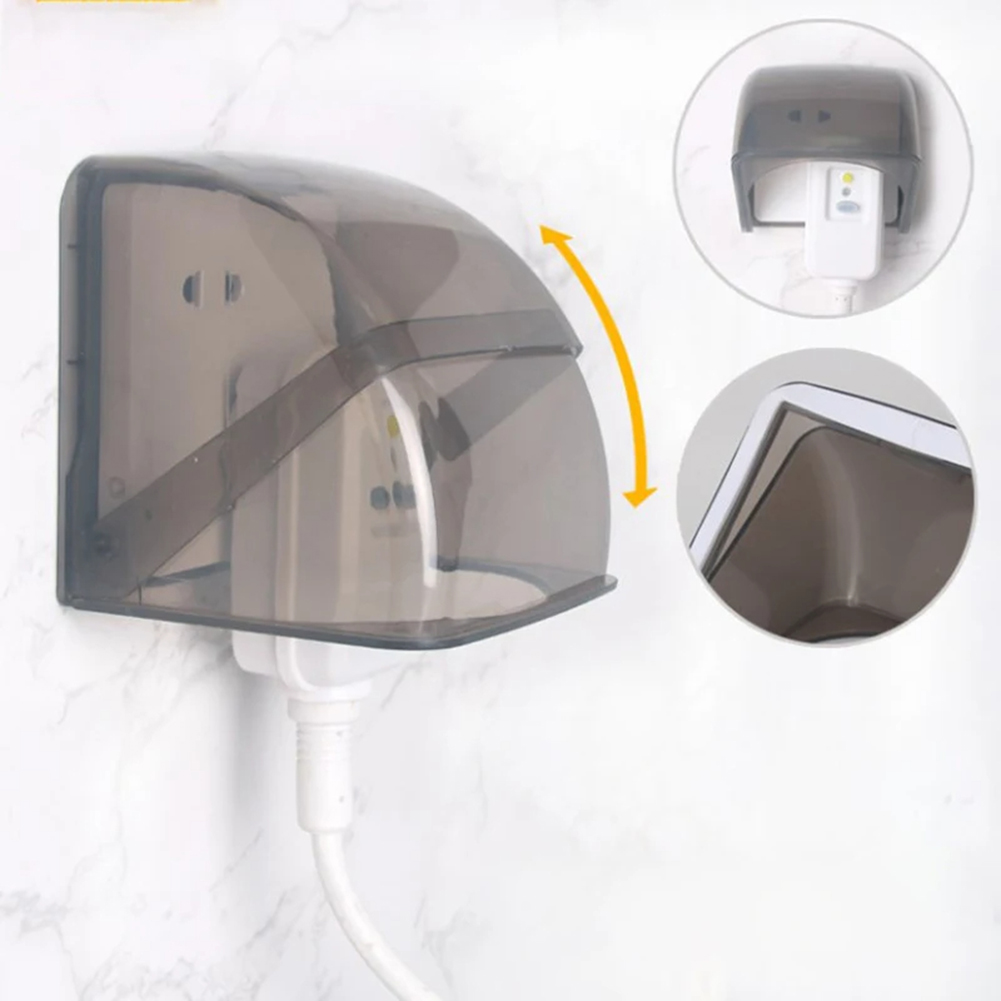 1 個 86 タイプソケットボックス防水透明収納ボックス屋外 - Outdoor Power Point Cover のレビューと価格
