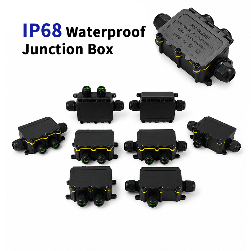 IP68防水ジャンクションボックス 2-8ウェイ 6極電気ケ - Outdoor Power Outlet Box のレビューと価格
