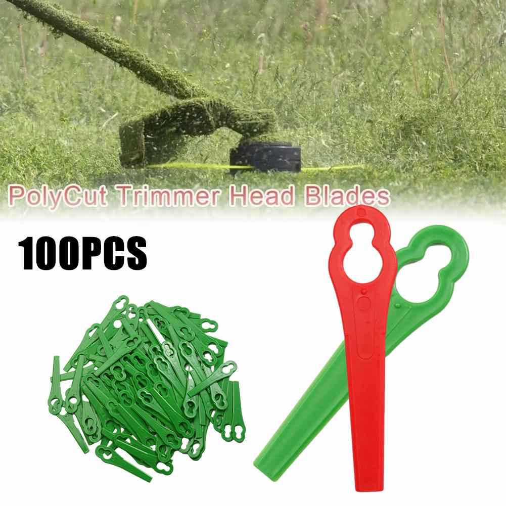 100 個プラスチック草刈り機交換用ブレードコードレスストリ - Hedge Trimmer Cordless のレビューと価格