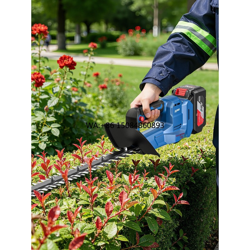 コードレス電動ヘッジトリマー、中庭果樹園の緑のフェンスや茂み - Hedge Trimmer Cordless のレビューと価格
