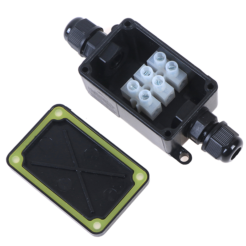 2 ウェイ屋外防水 IP66 電気ケーブルワイヤーコネクタジ - Outdoor Power Outlet Box のレビューと価格